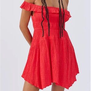 Urban Outfitters Off The Shoulder Mini Dress